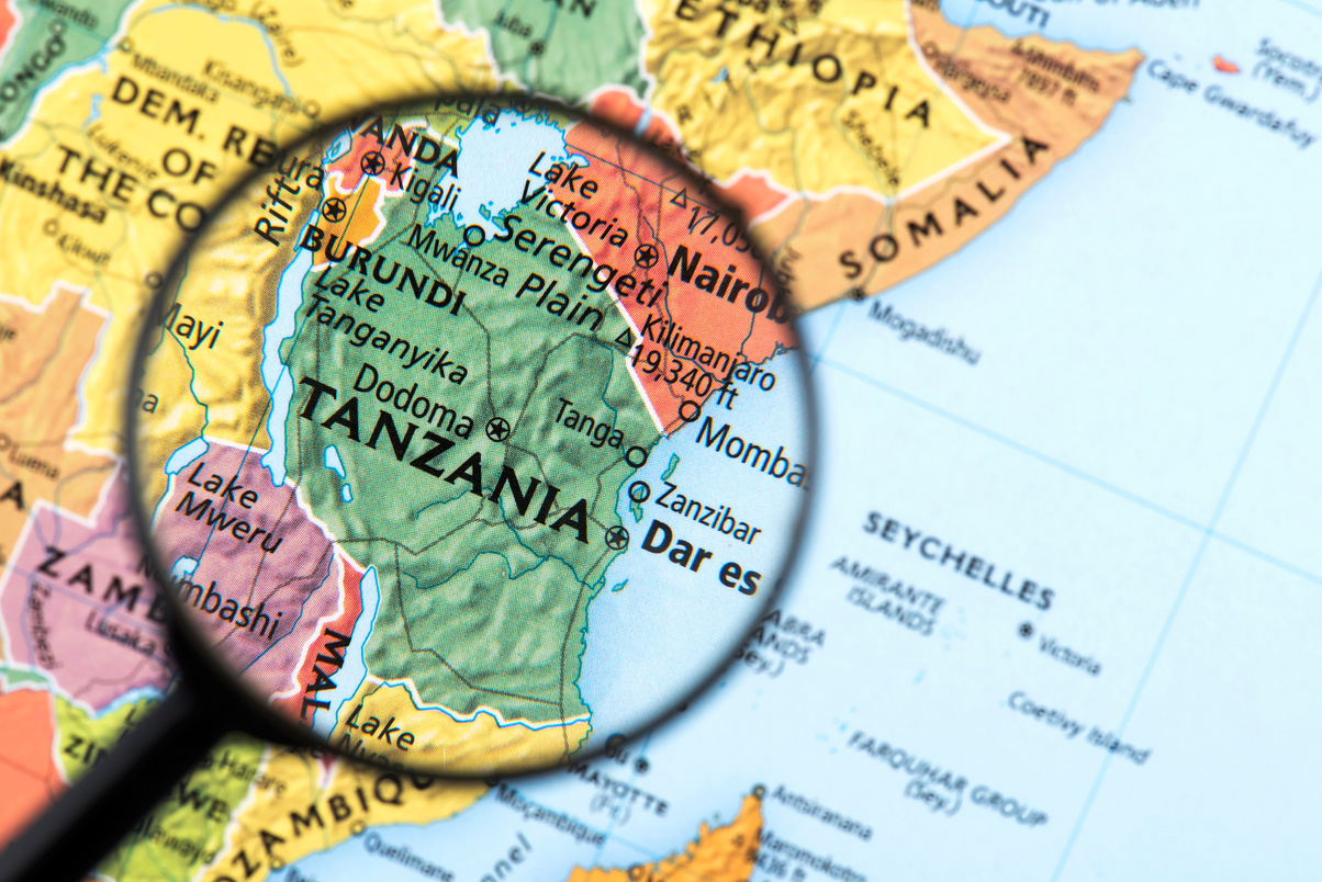 Map of Tanzania